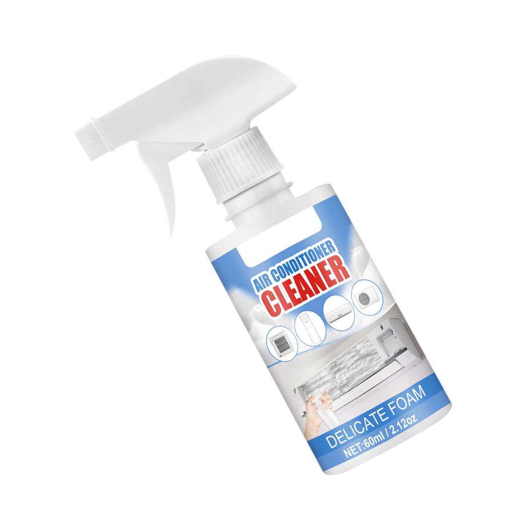 Air Conditioner Spray Foam Cleaner 60ml Powerful Cleaning Not Hurt Coil Cleaner for Restaurants Schools Stadiums
