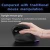 Wireless Ergonomic Mouse with Screen Display Vertical Mouse 5 Adjustable DPI Mute Buttons for Gaming PC Computer Laptops Mouse