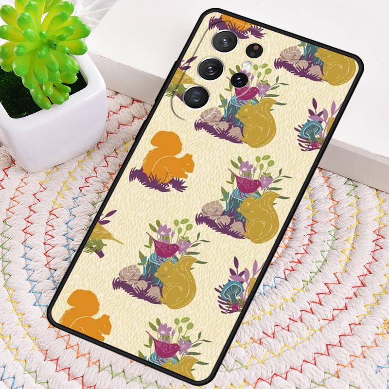 

Colorful Squirrels Phone Case for Samsung Galaxy note 10 pro S26 Ultra S23 S24 FE S25 S21 S22 PLUS shockproof Cove Galaxy S21 FE 5G