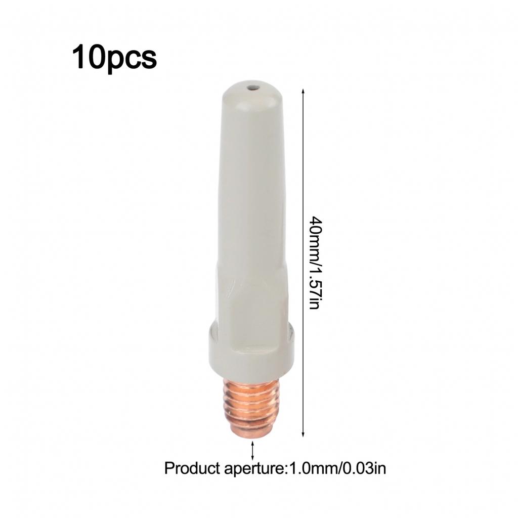 10 NonStick Coating Welding Tips Compatible with For 15AK For MIG Torch