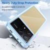 For Xiaomi Poco X6 Pro 5G/Redmi K70E 5G Case TPU Frame Clear Acrylic Back Cover