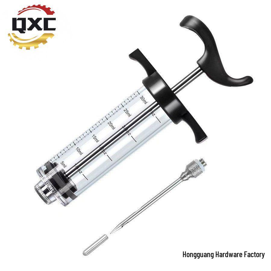 Barbecue Flavor Turkey Marinade Injector Needle for Steak Seasoning Black 1 Needle - Turkey Injector красный