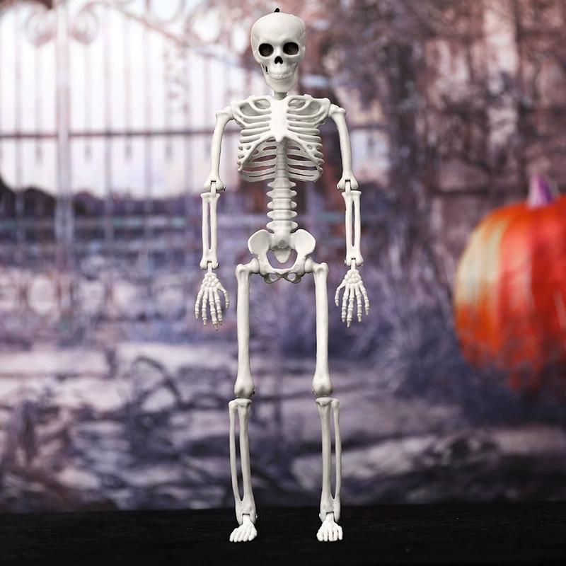 Halloween Human Skeleton 40Cm Movable Skeleton Human Skeleton Halloween Horror Decorations Haunted House Horror Props