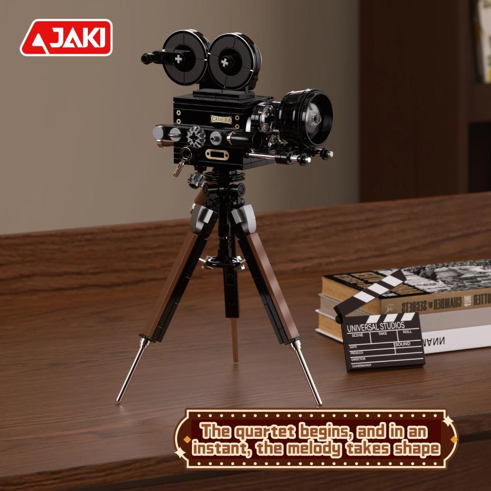 JAKI Retro Electronics Series Game Console High Brick Building Blocks MOC Model Assembly Creative Ornament Kids Birthday Gift