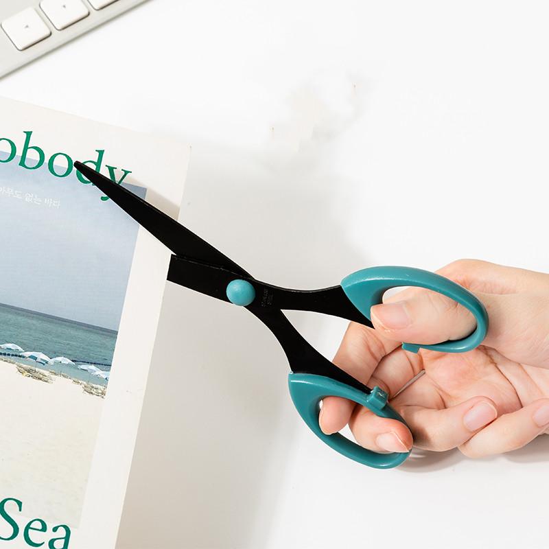 Scissor Stainless Steel Blade Safe Design Cutter for Fine Art Diary Album Craft Office School Stationery