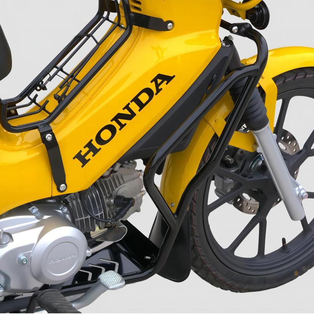 Nextstage Cross Cub CC110 JA60 Exclusive Under Frame Kit Engine Guard Kit Under Guard Black Motorcycle Parts Custom Parts Modification Motorcycle Camp