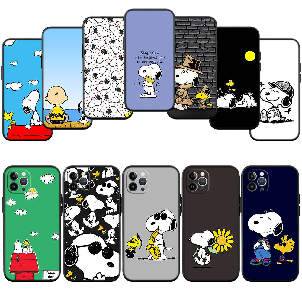 Charlie Snoopy Case for Samsung A06 A35 A25 A24 A15 A05S A05 M55 M35 M15 A02 A12 A13 A10 A16 A20 A30 A22 A31 A32 A33 A42 A50