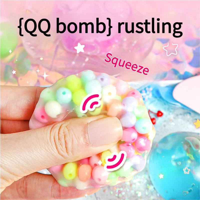 Squishy Diy Making Kit Cat Paw Glitter Stress Ball Handmade Material Pack Squeeze Fidget Toy Stress Easing Creative Gift For Kid