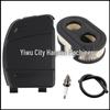 2mm x 3.5mm, 2.5mm x 5mm Yellow Carburetor Fuel Filter Oil Cup and Absorbing Ball (5m)