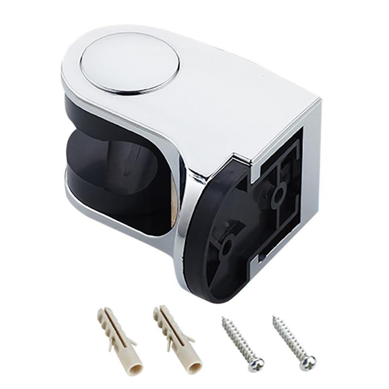 Bathroom Shower Head Phone Holder Chrome Bathroom Wall-mounted Adjustable Hand-held Shower Bracket Bathroom Accessories