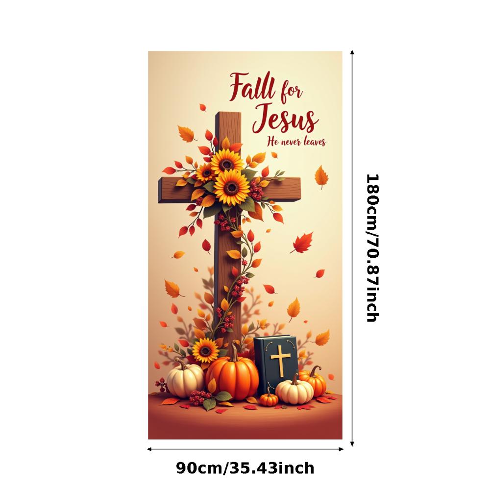 Harvest Banner Seasonal Decor Thanksgiving Banner Fall For Jesus Banner Fall Theme For Harvest Festival Thanksgiving Celebration