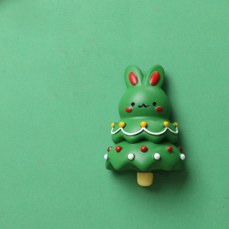 Christmas Refrigerator Magnetic Stickers Small Gifts Cartoon Cute Refrigerator Decoration DIY Santa Claus Snowflakes