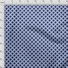 oneOone Cotton Flex Blue Fabric Asian Shibori Quilting Supplies Print Sewing Fabric by The Yard 40 Inch
