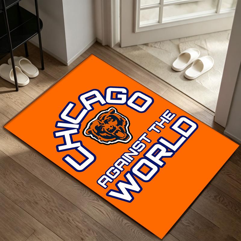Chicago Bears  A Rug Suitable for Office Chair Areas Living Rooms and Computer Desks Perfect for Home Offices and an Ideal Holiday Gift