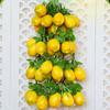 2 Strings Artificial Fake Fruit Lemons Simulation Fruit Wall Decorations