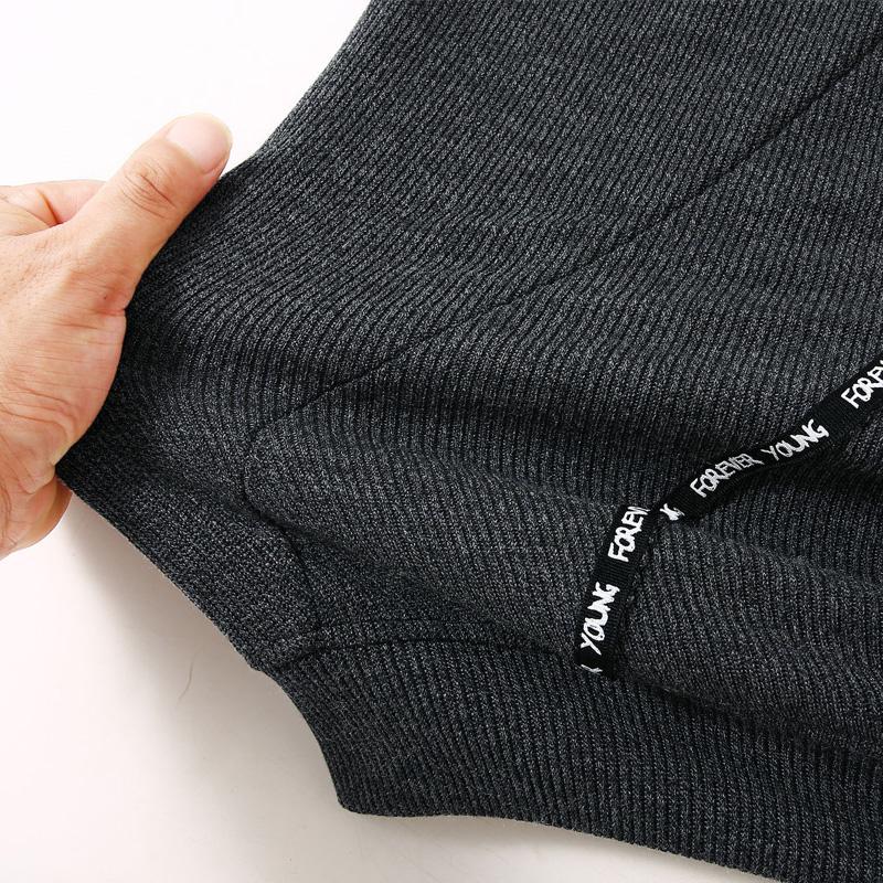 Plus Size 5XL-10XL Fashion Autumn Oversize Sweatshirts for Men Clothes Thick Warm Faux Fleece-lined Long Sleeve Tops Casual Men's Pullovers