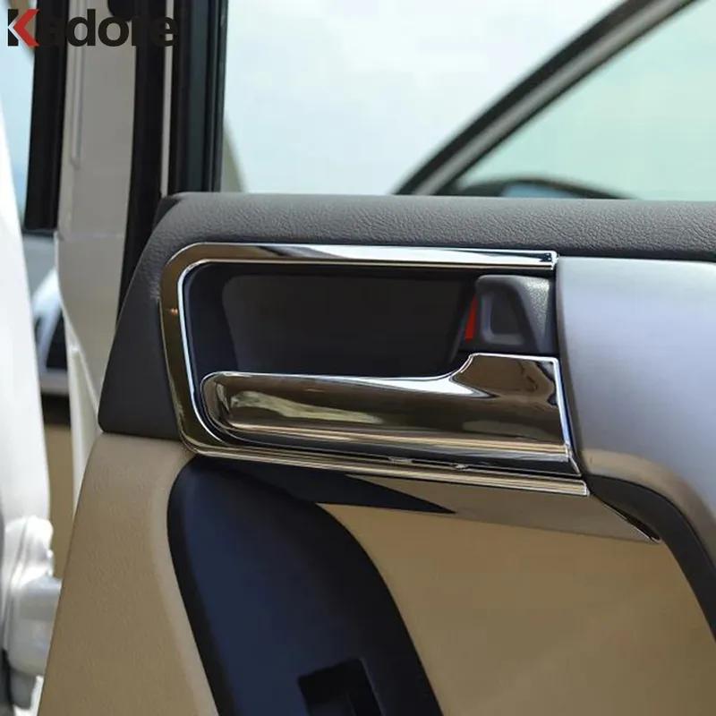 For Toyota Land Cruiser Prado J150 2014 2015 2016 Chrome Car Ide Inner Door Handle Bowl Cover Trim Interior Accessories