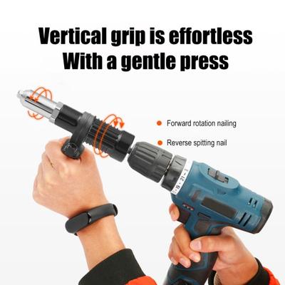 Rivet Nut 46026 Shank Electric Cordless Inch Hex Drill Adapter Kit Drills Rivet Nut Screwdriver Attachment