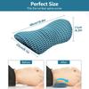 1Pcs Lumbar Support Pillow Memory Foam for Low Back Pain Relief, Ergonomic Streamline Car Seat, Office Chair, Recliner and Bed