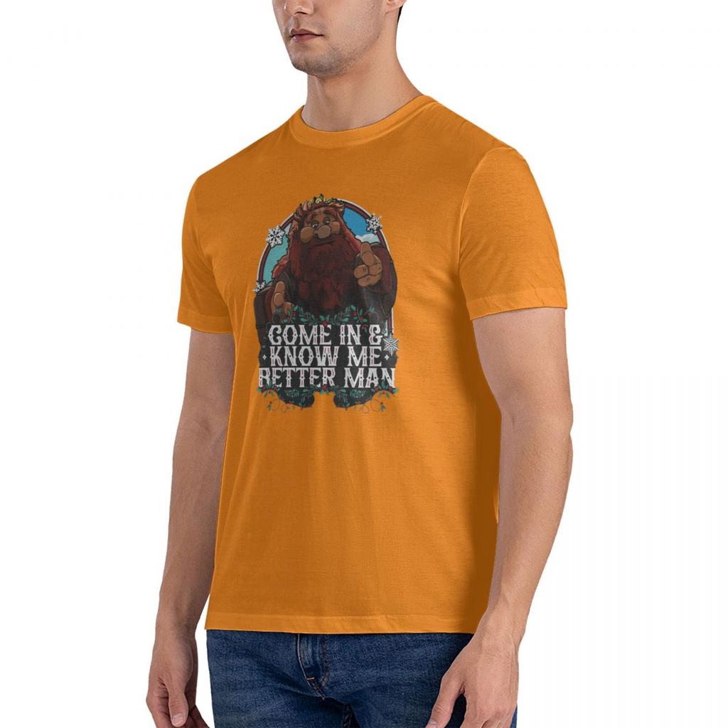 T Shirt Muppet Christmas Carol Come In And Know Me Better Man Print Casual Short Sleeve Tees Unisex Gothic T Shirt