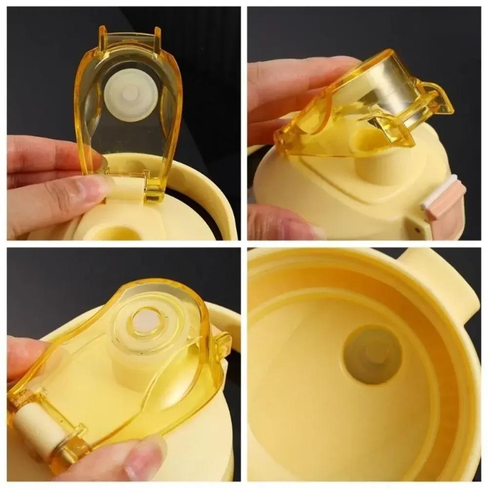 Universal Bottle Lid Plug Replacement Cup Lid Anti-leakage Stopper Non Spill Plug Silicone Water Bottle Accessory Plastic Cup