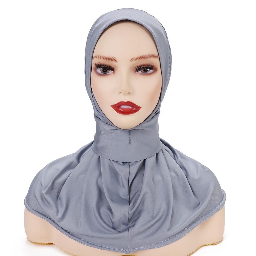 Ready To Go Wear Instant Hijab For Ladies Girls Women With Tie Back Buttons Premium Quality Jersey Scarf