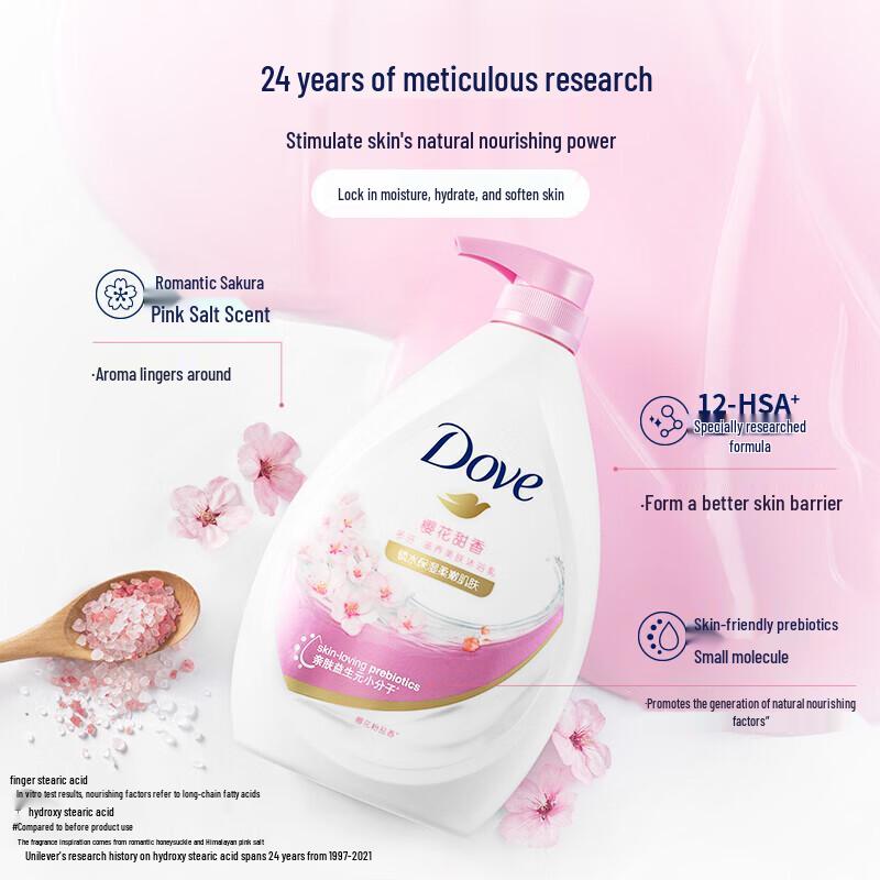 Dove Cherry Blossom Nourishing Shower Gel