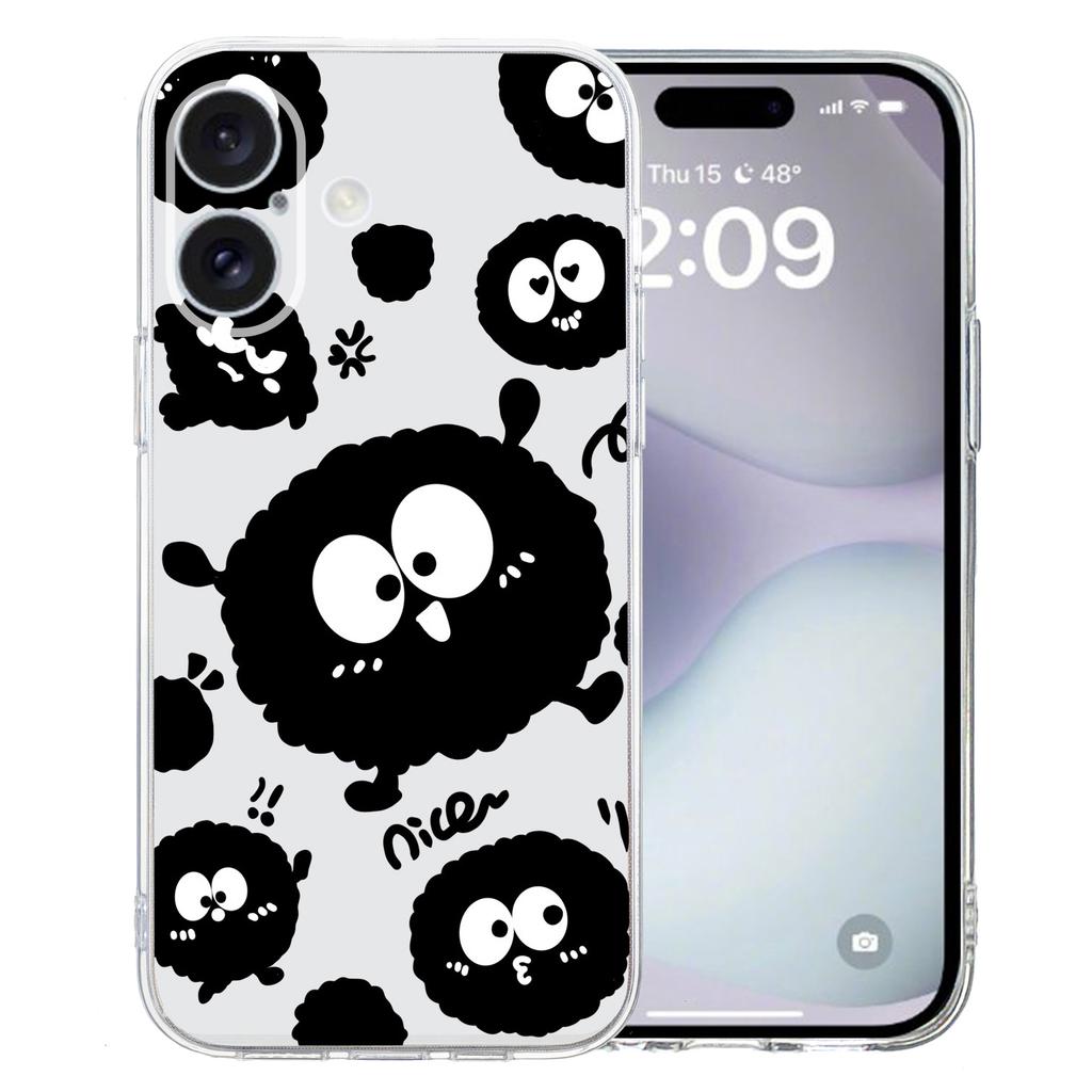 For iPhone 16 Plus Case Pattern Print TPU Protective Phone Cover