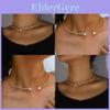 Exquis Collier Ras-du-cou Ouvert en Strass en Forme de Cœur Pour Femmes Accessoire Élégant