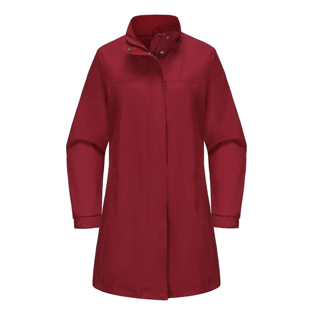 Trench-coat à manches longues pour femme, veste à capuche amovible, coupe-vent anti-éclaboussures, vêtements d'extérieur fins pour l'automne et le printemps