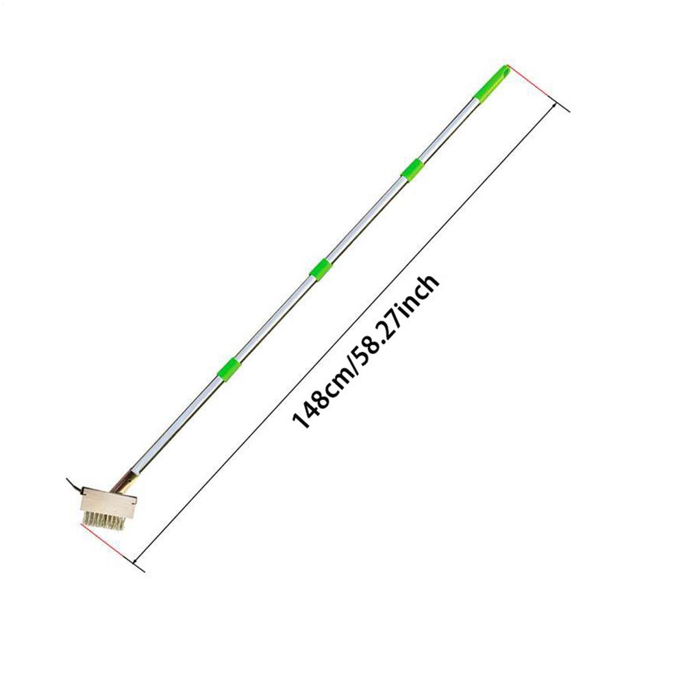 Crevice Weeder Wired Grout Grass Cleaner Brush Heavy Duty Moss Grout Remover Tool Crevice Cleaning Scrubber For Deck Patio