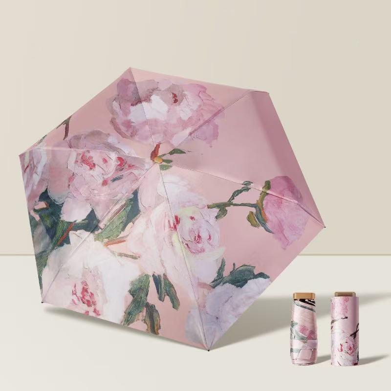 50% Off: Ultra-Light, Dual-Use Sun & Rain Pocket Umbrella for Men and Women - Mini Capsule, Five-Fold Design