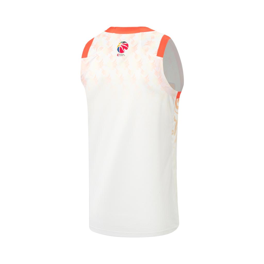 Li-Ning Basketball Series Letter Round Neck Breathable Versatile Sleeveless Basketball Jersey Men tops AAYV483-1