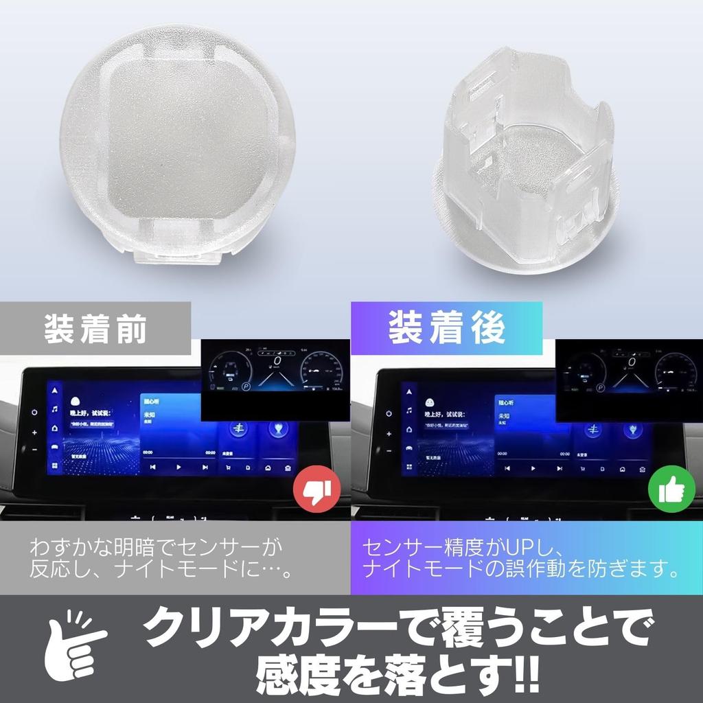 Calm Wish Auto Light Sensor Conlight Cover Lens for Suzuki Headlight 1 Piece Jimny, Timing, Car/Truck, Clear, Universal,