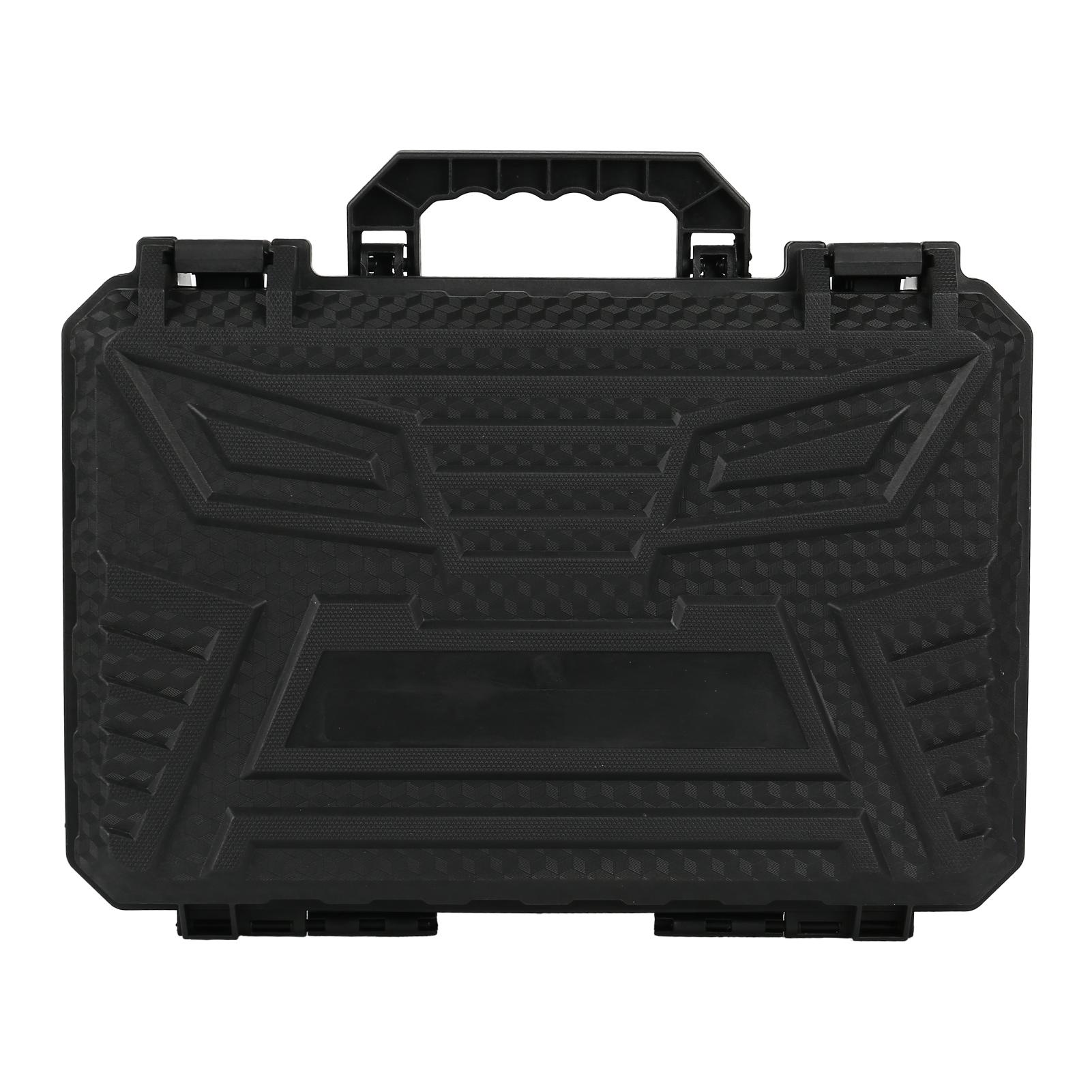 

Angle Grinder Plastic Toolbox Lightweight Protective Plastic Box Fits Grinder Batteries and Safety Gear