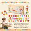 26 Letter Spelling Toys for Kids Educational Early Learning Preschool Teaching Aids with Storage Box