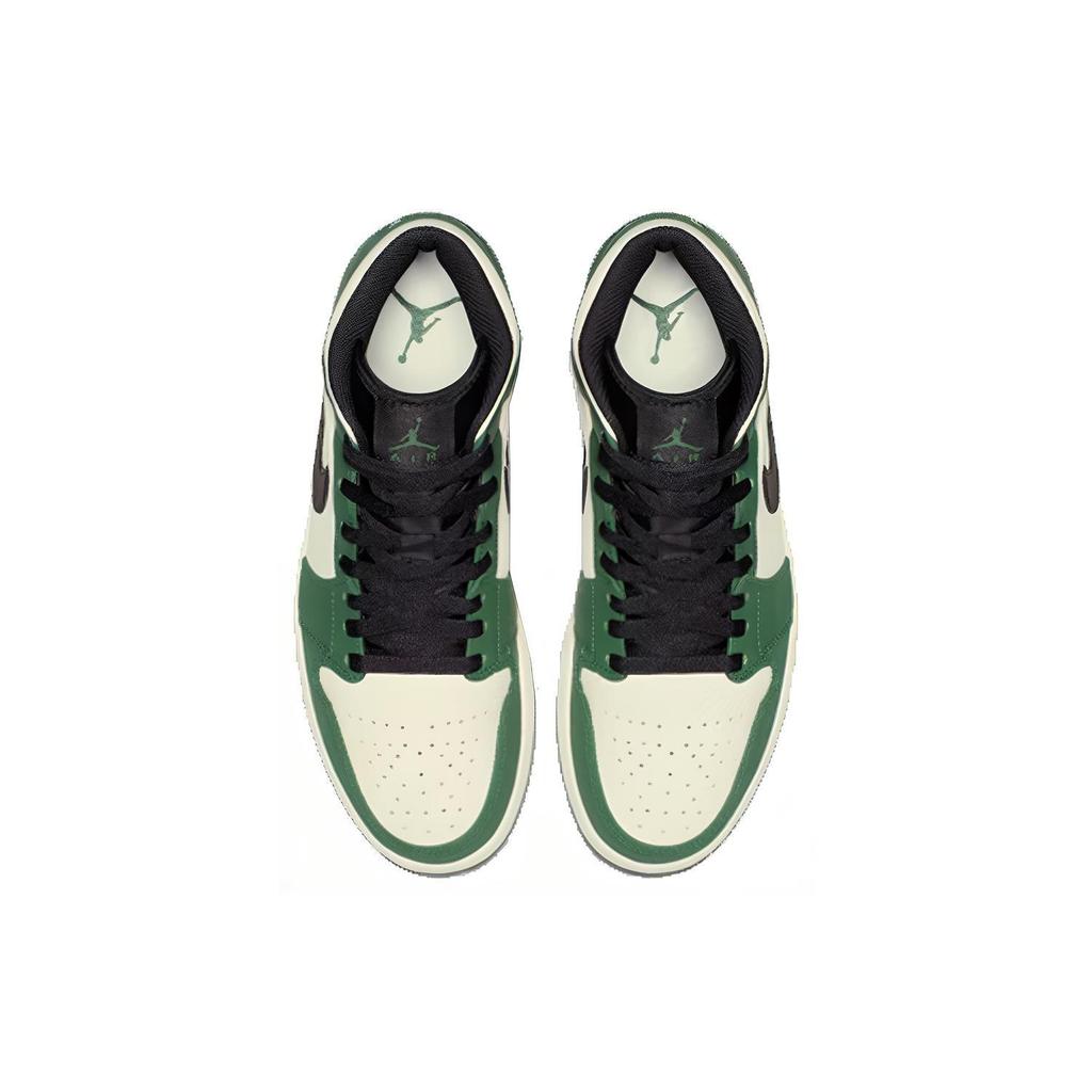 New JORDAN 1 Mid Pine Green 852542-301