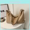 Fashionable Retro Large Capacity Tote Bag For Women Trendy Commuter Shoulder Bag