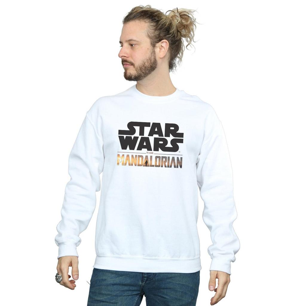 Star Wars Mens The Mandalorian Logo Sweatshirt