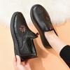 2025 winter new middle-aged and elderly mother shoes warm cotton shoes piled thickened snow boots non-slip soft-soled elderly shoes