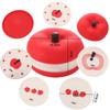 Stackable Fruit Shape Coasters Set Anti Scald Decorative Placemats  Kitchen Accessory