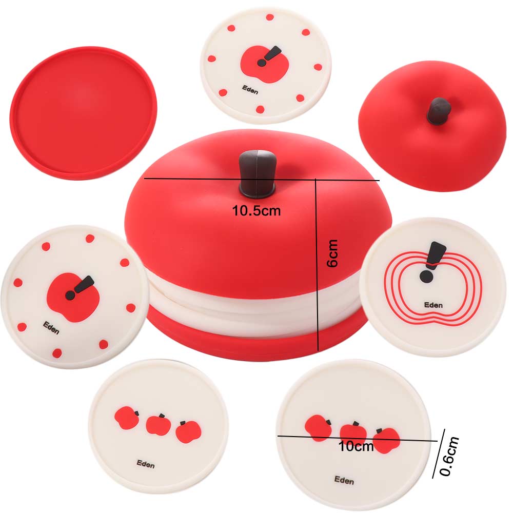 Stackable Fruit Shape Coasters Set Anti Scald Decorative Placemats  Kitchen Accessory