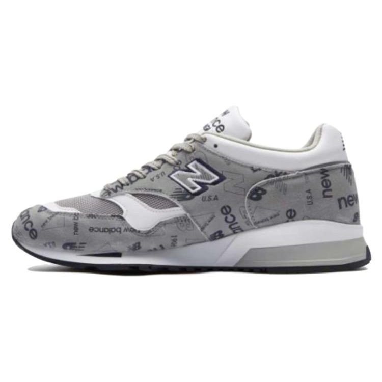 

Кроссовки унисекс New Balance 1500 Made In England Logos Серый Темно-Белый M1500NBG