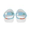 White Printed EVA Casual Clogs Men Women Soft Sole Breathable Lightweight Slip On Sandals Slippers Summer Daily Leisure Shoes