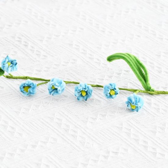 Ручна квітка Конвалії Готова квітка з синельної дротини Ремесло Квітка Штучна квітка Подарунки на День Святого Валентина Весілля Вечірки Дні народження Дім