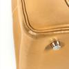 HERMES Leather La Tote Bag Tote Bag Shoulder Bag Bock Scarf Beige