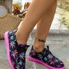 Neue große Schnürschuhe Farbe Low-Top Einzel-Schuhe Graffiti faul Leinwand flache Sohle Einzel-Schuhe