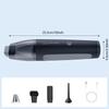 Luggable Car Vacuum Cleaner with 13000Pa Windspout Suction Wireless Lightweight Design Reaches Underlying Corners