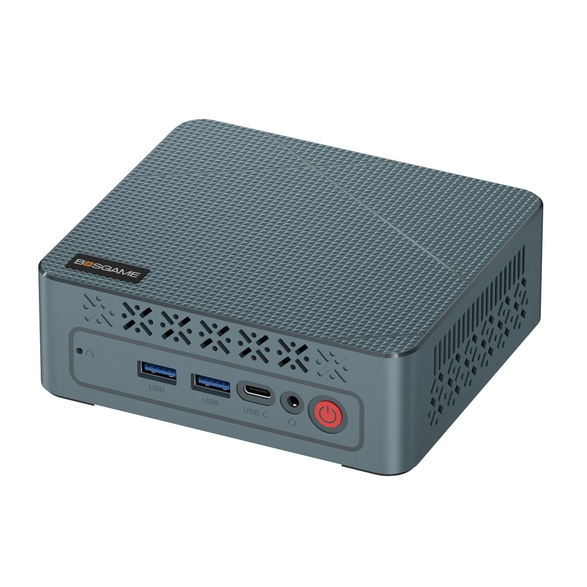 

BOSGAME E2 Mini PC Ryzen 5 16 ГБ DDR4 512 ГБ Radeon Vega 8 Відеокарта підтримує потрійний екран USB x USB HDMI WiFi5 Невеликий ПК з Windows 11 Pro 3550H,