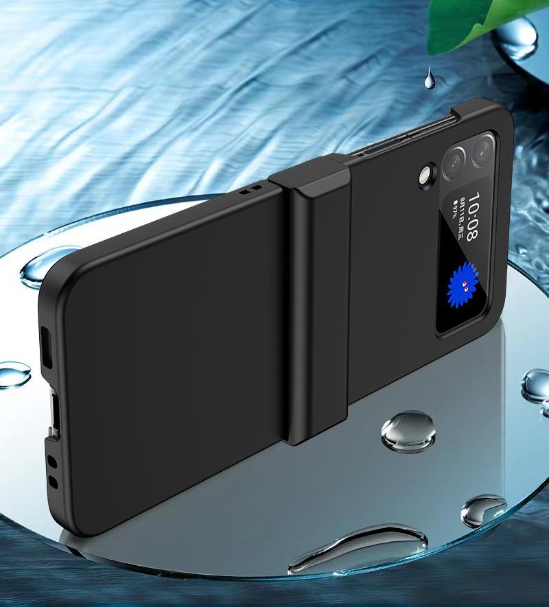 Stoßfestes, mattes, präzises Capa-Gehäuse für Samsung Galaxy Z Flip3 Flip 4 Flip4 Flip 3 5g Anti-Drop-Telefontasche für Samsung Z Flip3